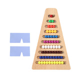 Maxbell Math Bead Stair Set Toy Kids Mathematics Learning for Kids Children Day Gift