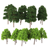 Maxbell 45x Mini Green Trees Model Train Railway Layout Scenery Diorama Architecture