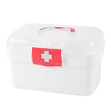 Maxbell Family First Aid Medical Box Dustproof with Handle First Aid Case Toy Travel