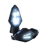 Light-Emitting Diode Turn blinker Light, Universal 12V Motorcycle blinker, Mini Waterproof Modification Accessory White Light M4