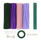 Maxbell Pipe Cleaners Craft Supplies Creative for Holiday Wedding Art Craft Projects Purple