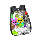 Maxbell Kids Backpack Casual Daypack Anime Travel Bag for Boys Girls Teens Students Style B