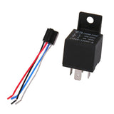 Maxbell Car Vehicle Truck Motor 12V 40A AMP SPST Relay & Harness Socket 4Pin 4 Wire