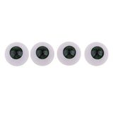 Maxbell 24mm Acrylic Eyeballs Safety Eyes For Baby Doll DIY Making Green - Aladdin Shoppers