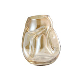 Maxbell Glass Vase Modern Bud Vase Glass Flower Vase for Party Kitchen Desktop
