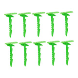 Maxbell 10Pcs Beach Towel Clips Picnic Mat Clips for Poolside Lounging Travel Green