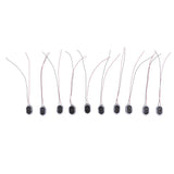 Maxbell 10Pieces Full Range Audio Speaker 1W 8ohm Ellipse Loudspeaker 20x14mm