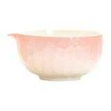 Maxbell Matcha Bowl with Spout Handcrafted Home Making Tools Tea Bowl for Tea Lovers Pink