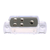 Maxbell 10x4-Way 1X 4AWG In 4X 8AWG Out Power/Ground Cable Splitter Distribution Block
