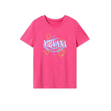 Maxbell Maxbell T Shirt for Women Summer Classic Soft Basic Tee for Shopping Camping Walking L Rose Pink