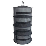 Maxbell Collapsible Herb Drying Net Dryer Mesh Rack with Zipper 4-Layer Black - Aladdin Shoppers