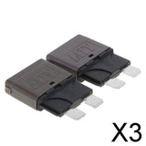 Maxbell 3x2 Piece Automatic 28V Marine Resettable Fuse Auto Circuit Breaker Blade 7.5A