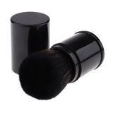 Maxbell Retractable Kabuki Travel Foundation Brush for Blush Bronzer & Powder 2pcs