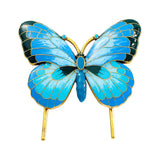 Maxbell Metal Bookmark Vintage Style Alloy Enamel Book Mark for Gift Reading Readers blue