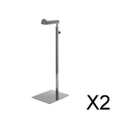 Maxbell 2xMetal Purse Display Stand Adjustable Handbag Rack Holder Polished