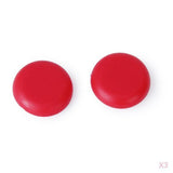 Maxbell 3 Pair of Joystick Caps Button Cover for Microsoft   ONE Controller Game Red