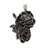 Maxbell Rose Flower Openable Cremation Urn Pendant For Ash Keepsake Memorial Jewelry - Aladdin Shoppers