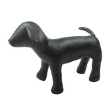 1PC Dog Mannequin PU Leather Standing Position for Display Dog Toys Black M