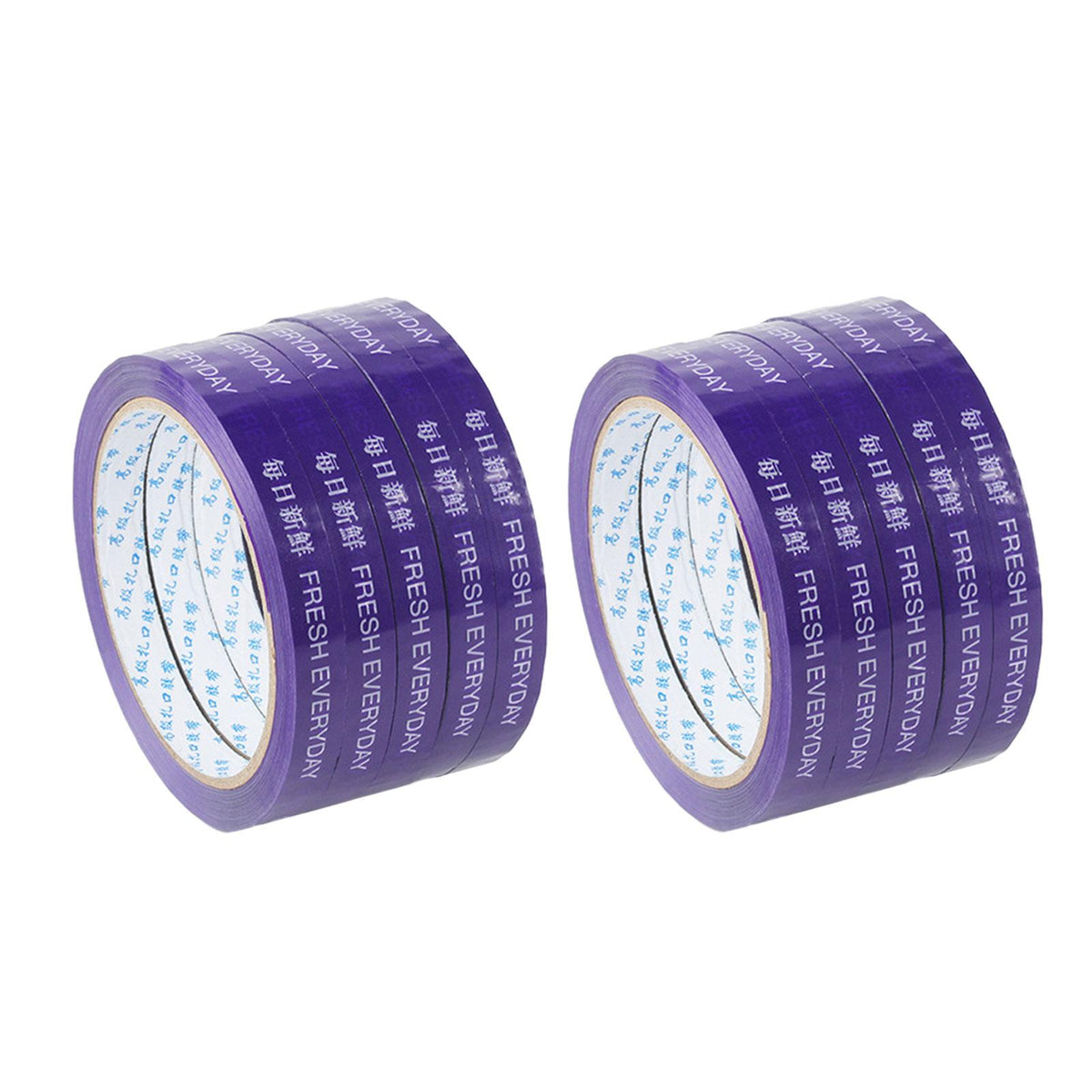 Maxbell 10Pcs Bag Sealing Tapes Bag Sealer Tapes for Packaging Vegetables Snack Meat purple