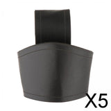 Maxbell 5xHorn Shape Cup Mug Holder Men Women Horn Cup Sleeve Medieval Belt Attachment Black