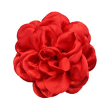 Maxbell Flower Brooch 3.94'' Floral Hair Pins for Women Decorative Elegant Lapel Pin Red