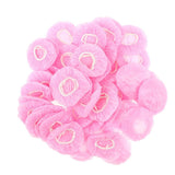 Maxbell Maxbell 100 Pieces Disposable Bath Ear Covers Waterproof Earmuffs Caps Pink