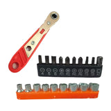 Maxbell 36 Tooth Ratchet Wrench Portable Multifunctional Curved Handle Drive Ratchet with sleeves