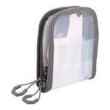 Maxbell Fishing Lure Bag Freshwater Portable Outdoor Organizer Squid Jig Storage Bag Gray