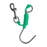 Maxbell Maxbell Scuba Diving Reef Drift Hook with 47" Line & Stainless Steel Clip Green