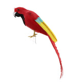 Maxbell Maxbell Simulation Artificial Feathered Parrot Bird Animal Model Toy Home Decor C