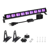Maxbell LED Black Light Bar Portable Waterproof Blacklight Bar for Parties Halloween