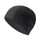 Fabric Swim Cap Easy to Put on and Off Breathable for Swimming Pool Vacation Black