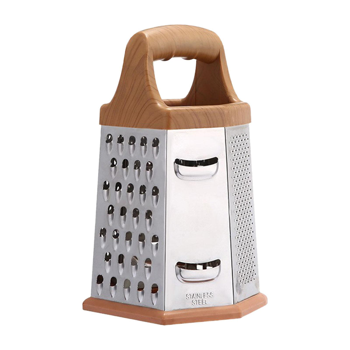 Maxbell Box Grater Kitchenware Food Shredder for Cheese Potatoes Ginger 8inch