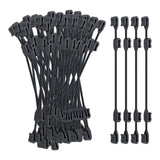 Maxbell 100 Pieces 3 Position Garden Vine Crops Ties Support 8cm 10cm 12cm Windproof