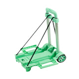 Maxbell Foldable Hand Truck Portable Luggage Sack Trolley for Travel Moving Shopping green with 2 wheel