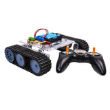 Maxbell Maxbell Robot Learning Kits DIY Smart RC Tank Car Chassis Track Crawler Kits +2.4G Remote Controller for Arduino Robotics Experiment Science Toy