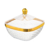 Maxbell Countertop Fruit Bowl with Lid Fruit Basket for Kitchen Counter Fruit Snacks Square L