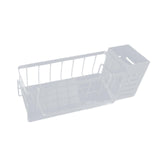 Kitchen Sink Organizer Easy to Clean Drain Rack for Countertop Washroom Cafe white