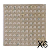 Maxbell 6xMagiDeal Adhesive Silicone Semicircle Feet Bumper Door Furniture 100pcs