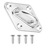 Maxbell Stainless Steel Eye Plate, Pad Eye, Fixing Plate , Staple Hook Loop, 79mm - Aladdin Shoppers
