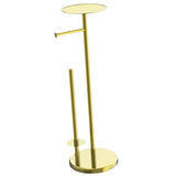 Maxbell Freestanding Toilet Paper Holder Stand Bathroom Storage for Farmhouse Rustic Gold