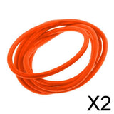 Maxbell 2x4mm Elastic Bungee Rope Marine Shock Cord - Tie Down Roof Racks 2m Orange