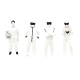 Maxbell 4x 1/64 Scale Figure Tiny People for Train Station Layout Model Train Layout