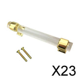 23xAcrylic Door Pull Knob Drawer Cabinet Cupboard Handle Hardware Gold 120mm