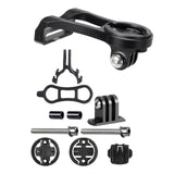 Maxbell Maxbell Bike GPS Computer Mount Extension Light Clip Stem Holder Road Bike Cycling Black