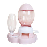 Maxbell Cat Feeder Set No-Spill /Gravity Food Dispenser Waterer Feeding Station