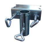 Maxbell Patio Umbrella Clamp Bench Deck Umbrella Stand for Deck Beach Courtyard