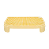 Maxbell Cat Litter Ramp Kitten Litter Catcher Mat for Pet Supply Bedroom Indoor Cats Yellow