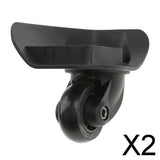 Maxbell 2x1 Pair A05 Luggage Suitcase Mute Swivel Wheel Replacement Casters for Travel