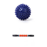 Maxbell Footful Hard Spikey Massage Ball+Professional Muscle Roller Stick Arm/Feet/Neck